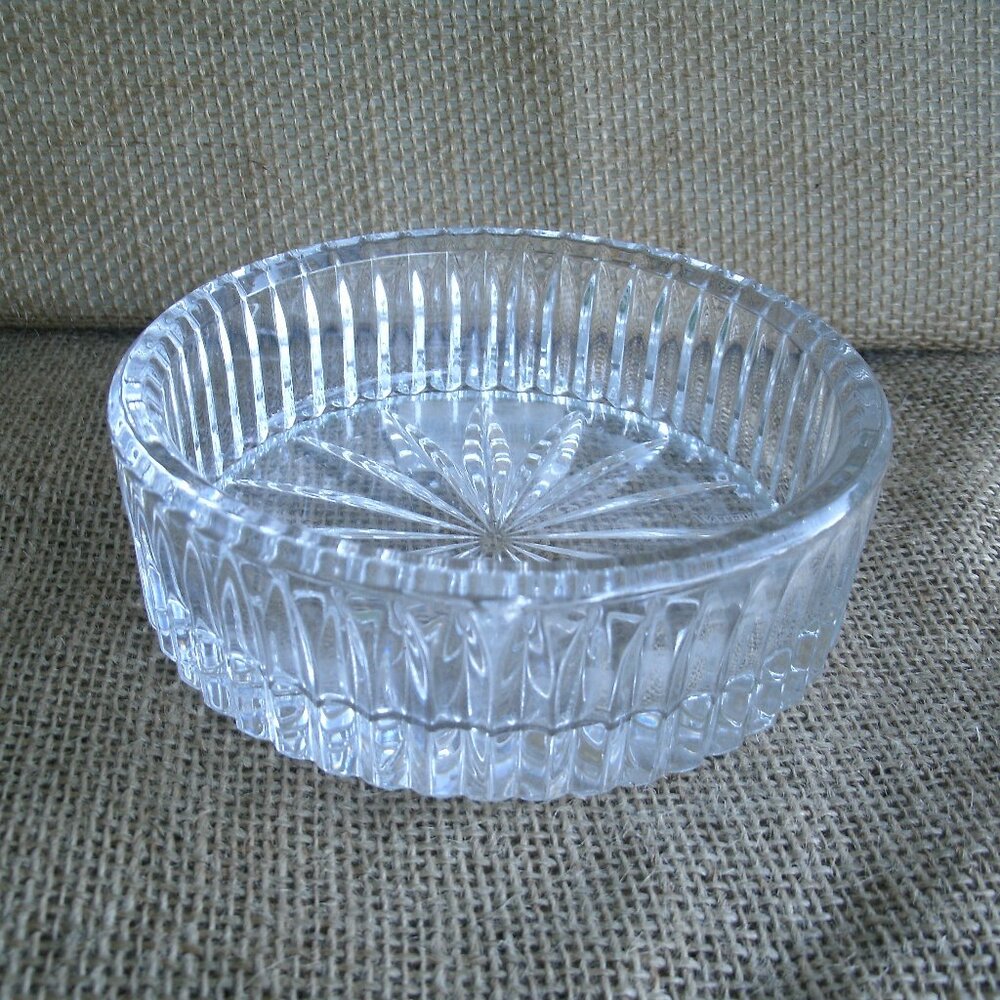 Vintage Waterford Lead Crystal Wine Bottle Coaster